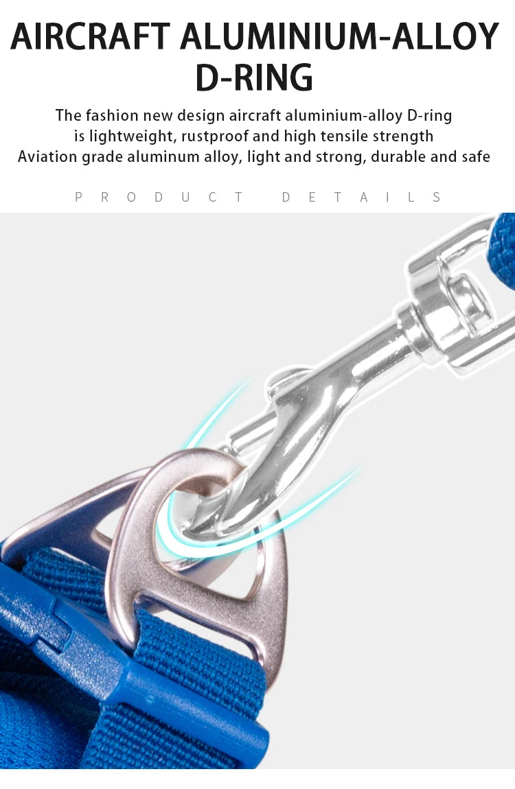 SafePaw™ – Reflective Harness & Leash Set