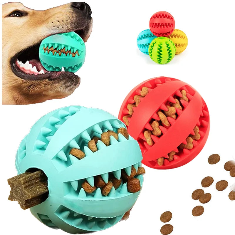 ChewBall™ – Interactive Treat & Cleaning Toy for Dogs