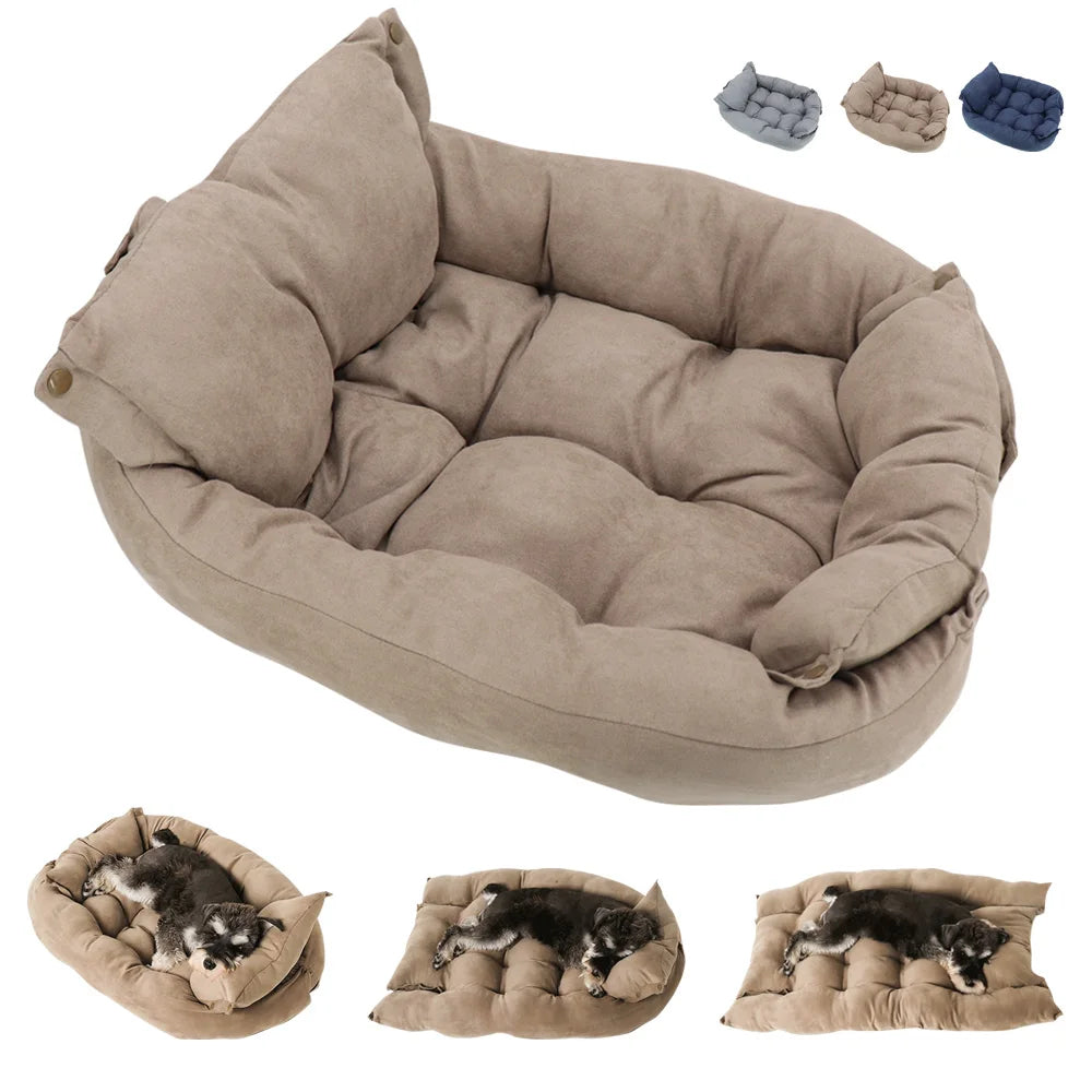 PawNest™ – 3-in-1 Multifunction Pet Bed & Sofa