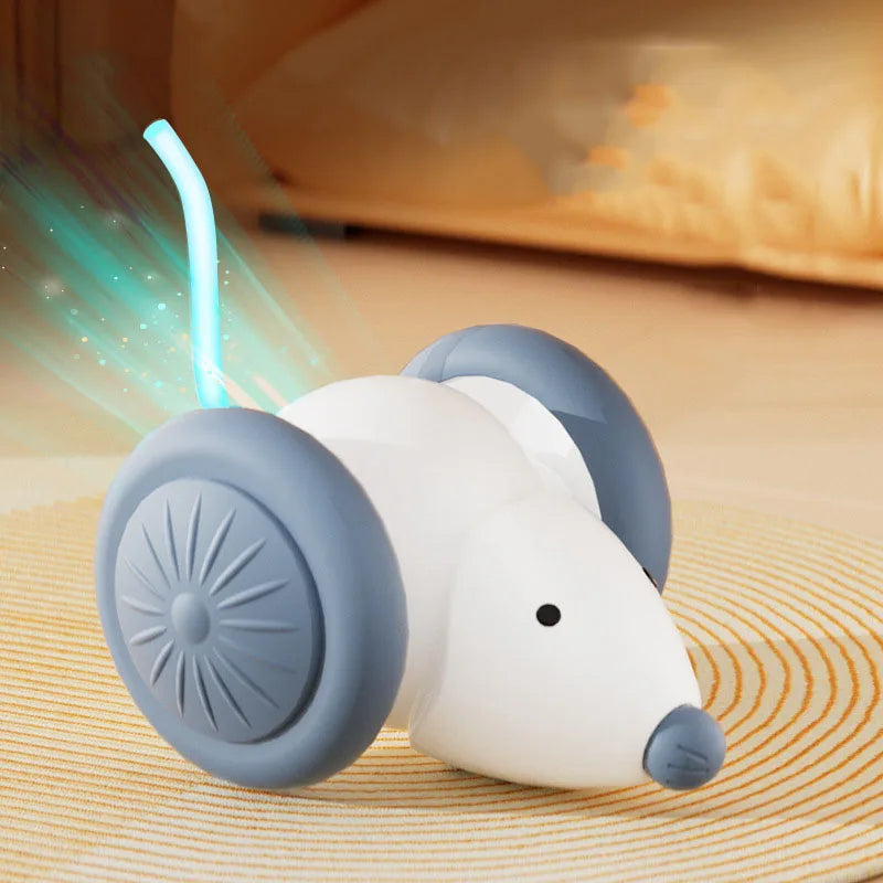 Rechargeable Electric Mouse Car Toy – Interactive Smart Cat Toy