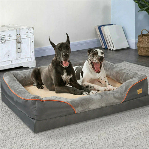 PawRest™ – Jumbo Orthopedic Memory Foam Dog Sofa