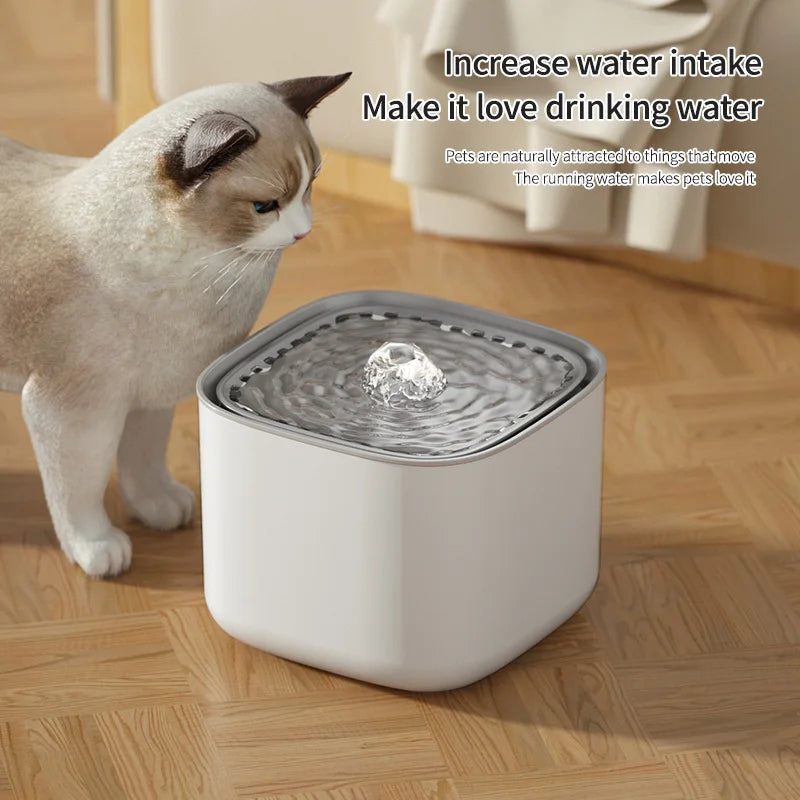 FlowFountain™ – 3L Automatic Water Dispenser for Cats