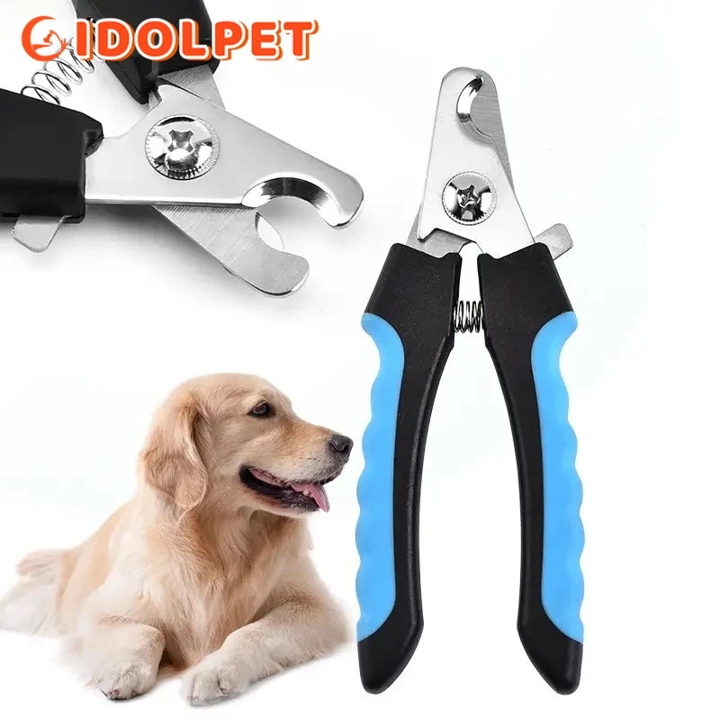 Professional Pet Nail Clipper with Safety Guard for Dogs & Cats