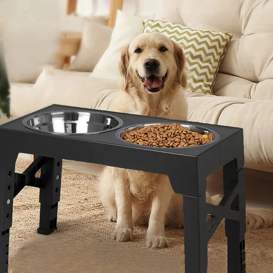 BOOTEELY LiftBowl™ – Adjustable Elevated Feeder for Dogs