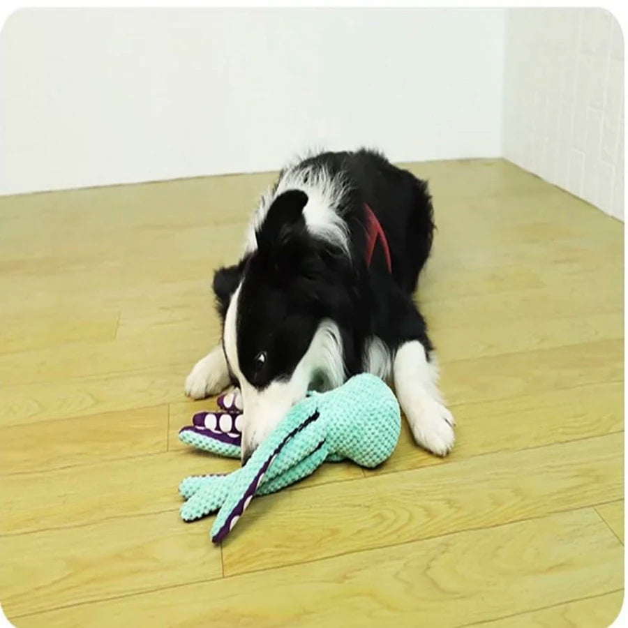 OctoPup™ – Interactive Plush Octopus Toy for Dogs