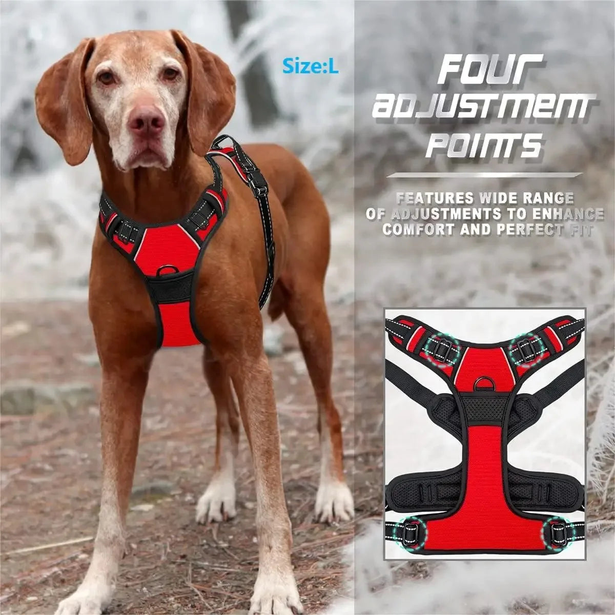 PawSet™ – Leather Dog Collar & Harness with Leash