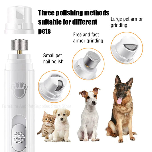 GrindEase™ – USB Rechargeable Electric Pet Nail Grinder