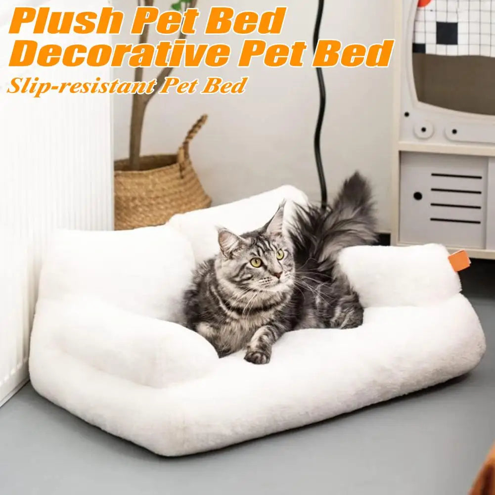 SnugglePaw™ – Plush Pet Sofa Bed