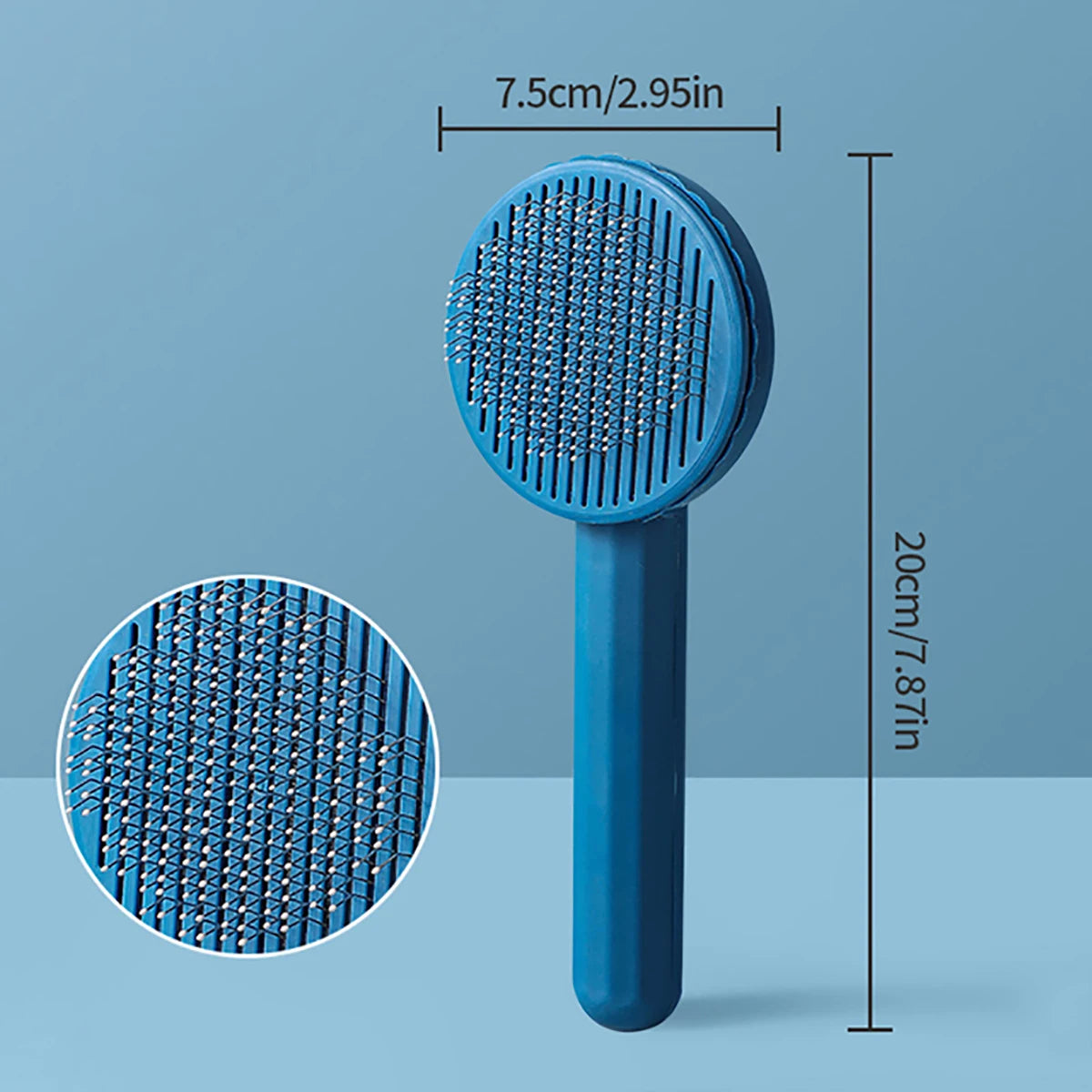 PawGroom™ – Stainless Steel Pet Brush & Comb