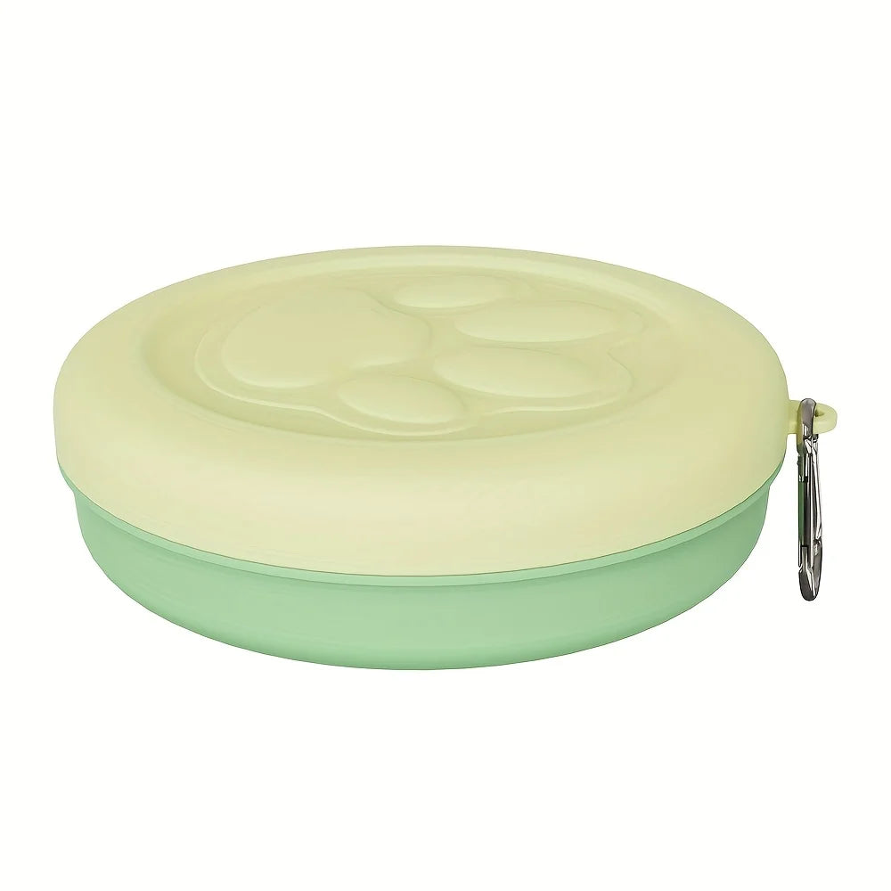 TravelPaw™ – Portable Pet Food & Water Bowl