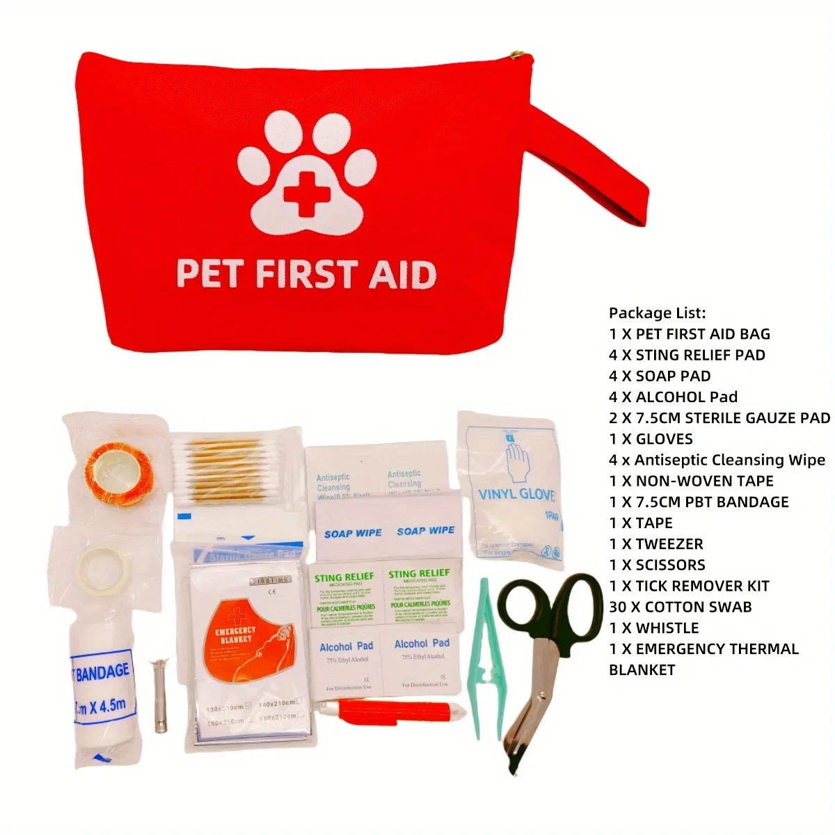 PawAid™ – Waterproof Reflective Pet Emergency Kit