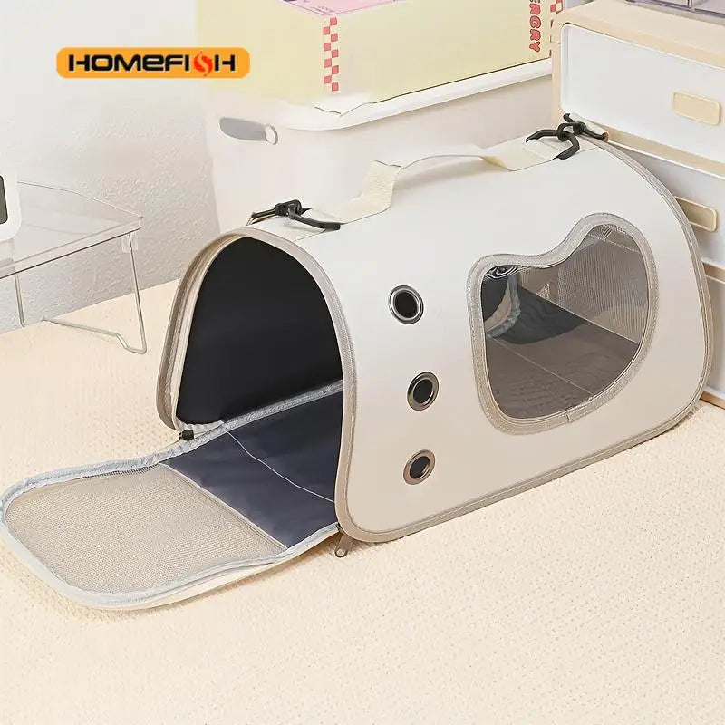 Foldable Pet Carrier Bag for Small Dogs & Cats
