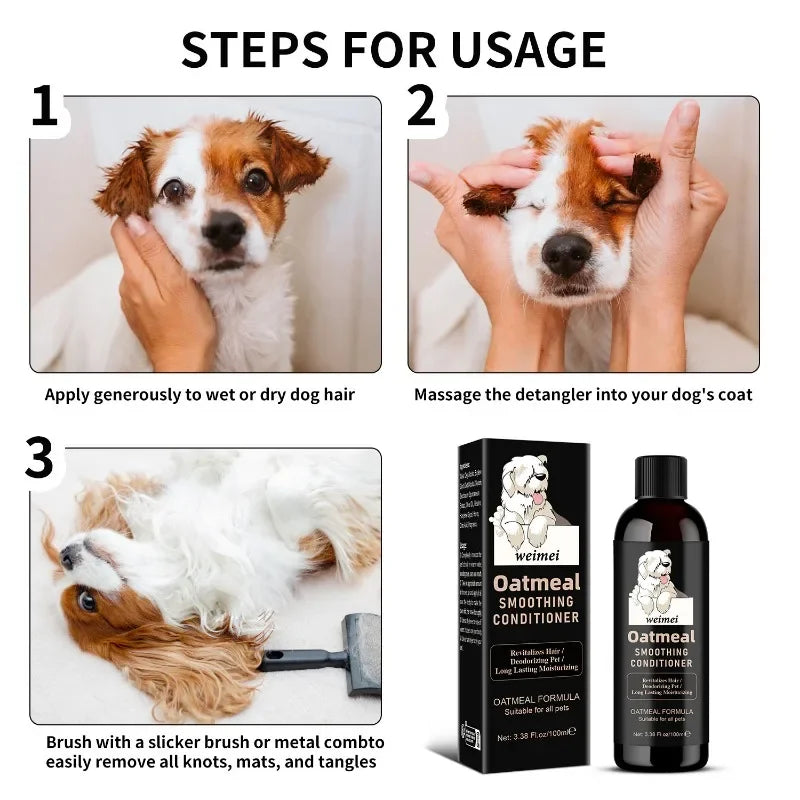 Gentle 2-in-1 Dog Shampoo & Conditioner – Deep Cleaning, Moisturizing & Deodorizing