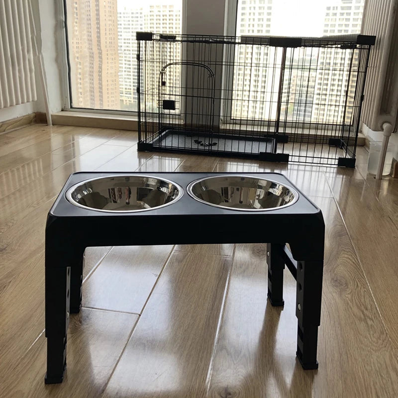 BOOTEELY LiftBowl™ – Adjustable Elevated Feeder for Dogs