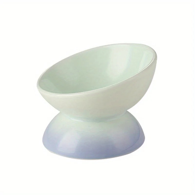 PurrElevate™ – Ceramic Raised Cat Bowl