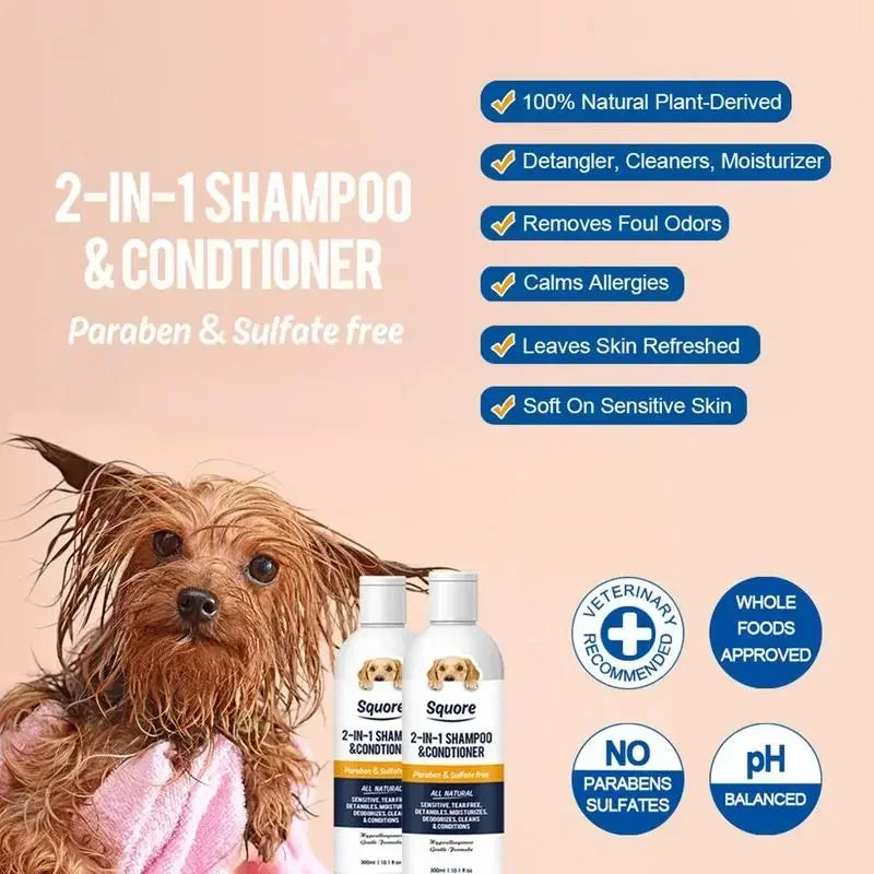 PawSilk™ – 2-in-1 Puppy Shampoo & Conditioner