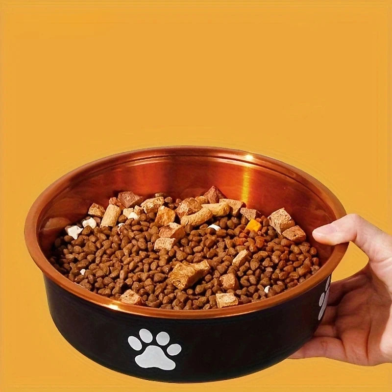 SteelBite™ – Anti-Slip Stainless Steel Feeding Bowls for Dogs