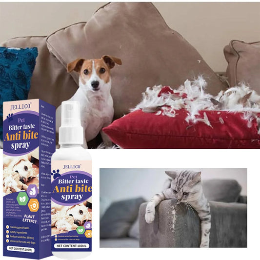 Anti-Scratch & Chew Repellent Spray for Cats and Dogs – Furniture Protector