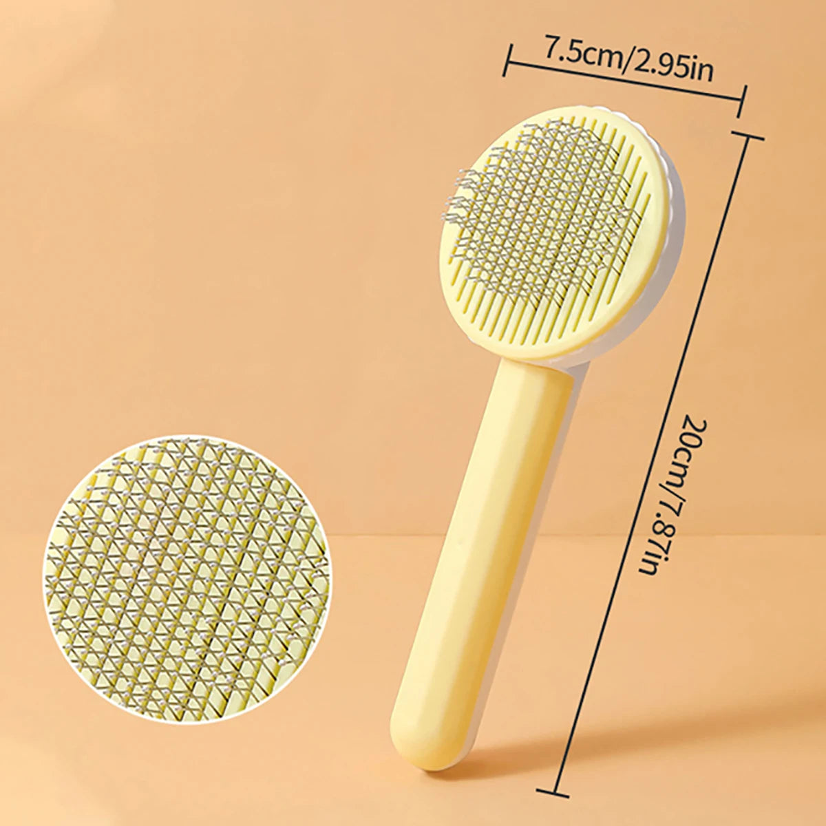 PawGroom™ – Stainless Steel Pet Brush & Comb