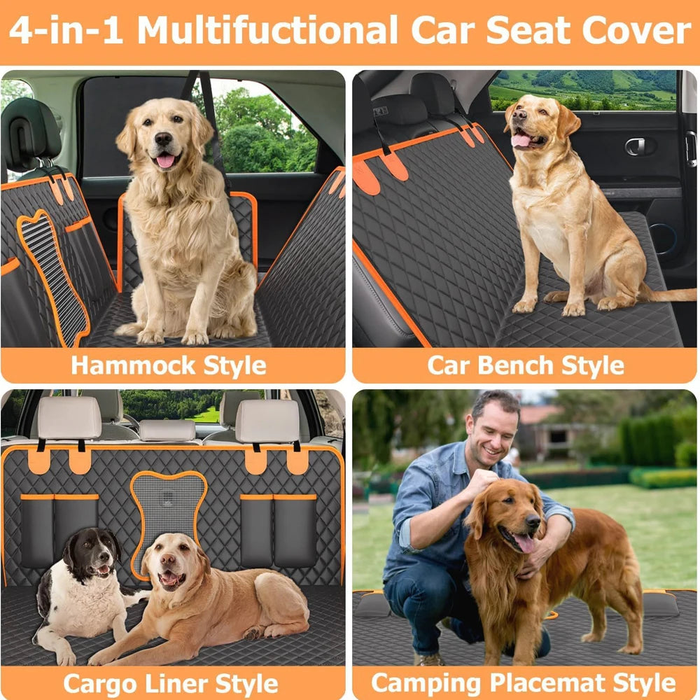 AutoPaw™ – 600D Waterproof Pet Car Seat Hammock