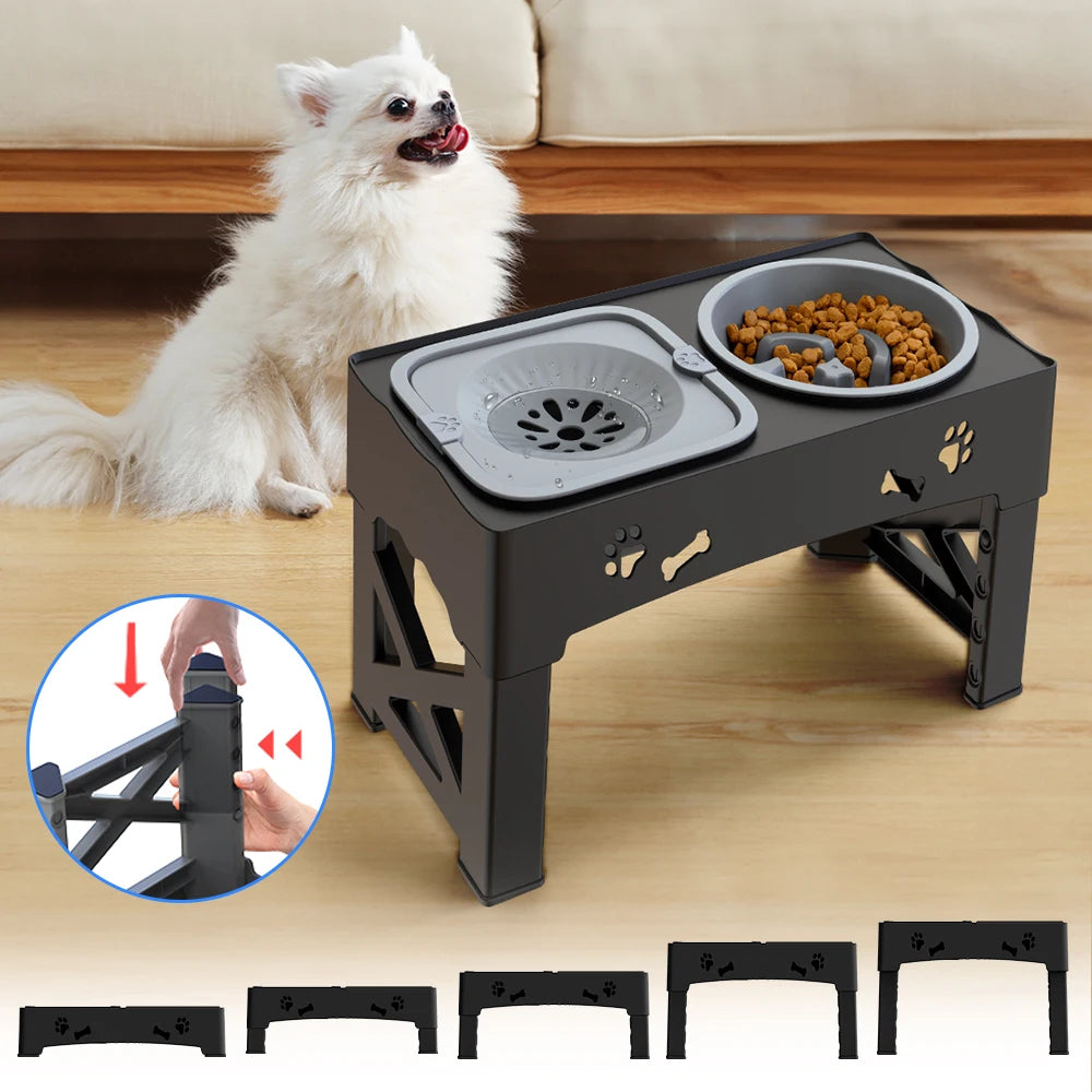 FlexiFeast™ – 3-in-1 Adjustable Slow Feeder for Cats & Dogs