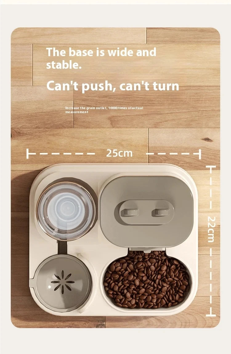 AutoFlow™ – Automatic Feeder & Waterer Set for Dogs & Cats