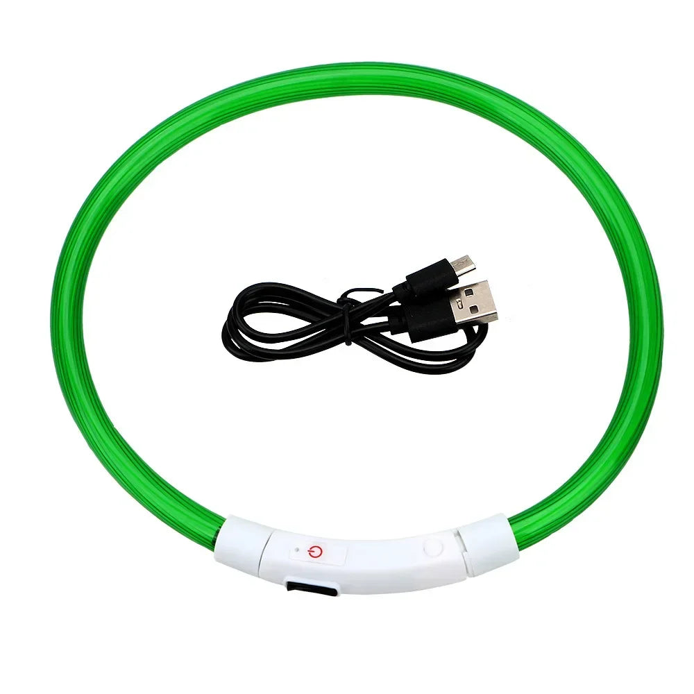 GlowPaw™ – Rechargeable LED Light Collar
