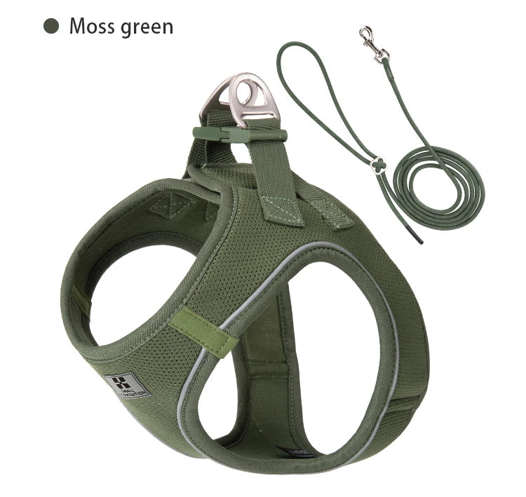 SafePaw™ – Reflective Harness & Leash Set