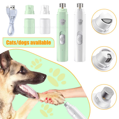 GrindEase™ – USB Rechargeable Electric Pet Nail Grinder