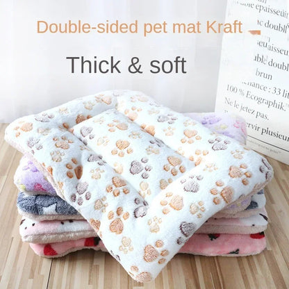 Cozy Double-Sided Pet Mat – Plush Sleeping Bed for Cats & Small Dogs, Warm Kitten Cushion & Sofa Pad