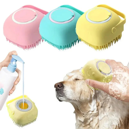 Pet Bath & Massage Brush – For Dogs & Cats