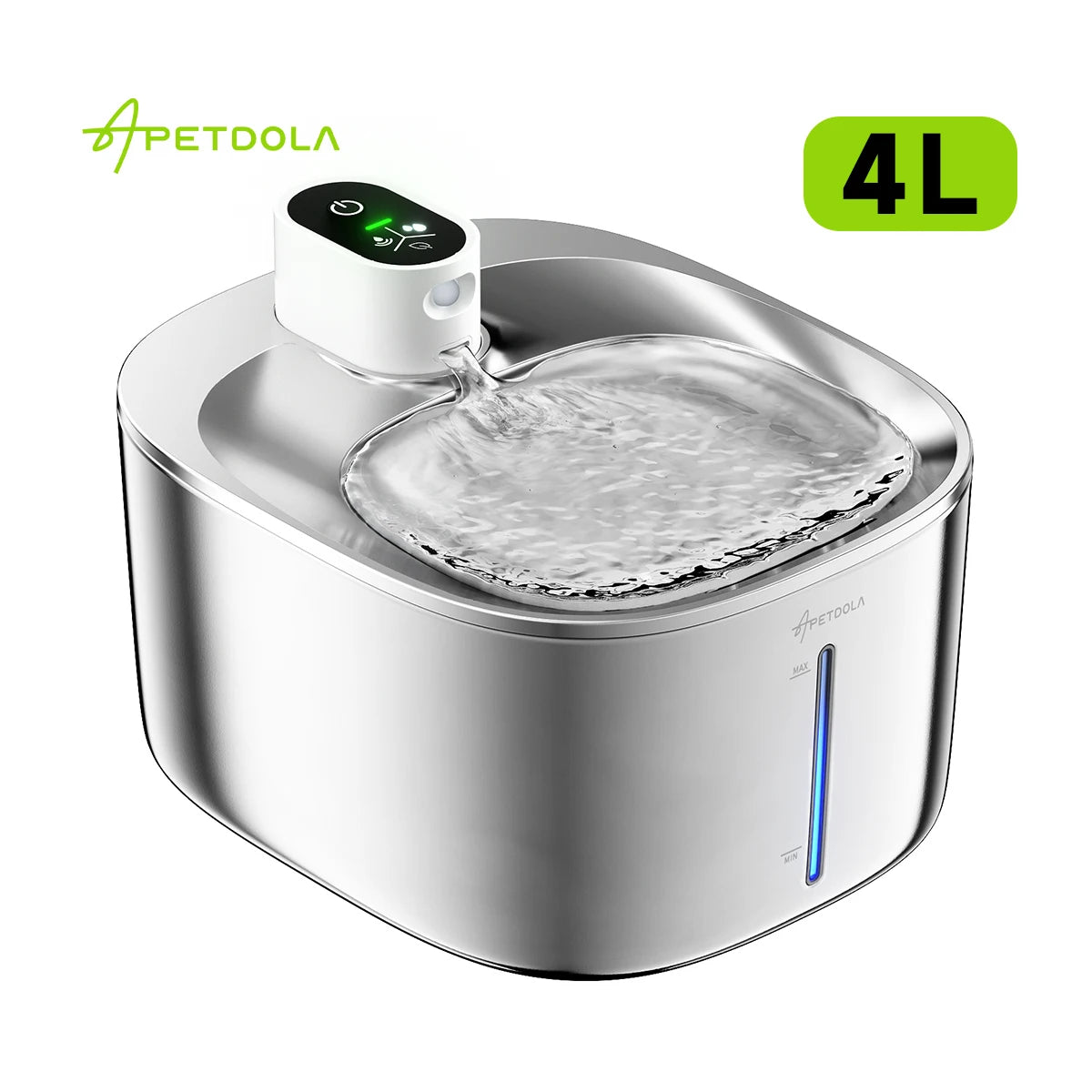 APETDOLA™ 4L Wireless Smart Pet Water Fountain with Motion Sensor