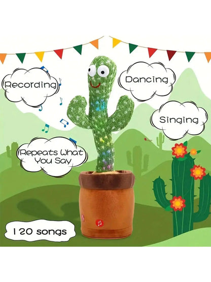 Talking & Dancing Cactus Toy for Pets