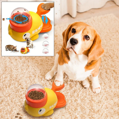 DuckFeast™ – Cartoon Duck Treat Dispenser for Pets