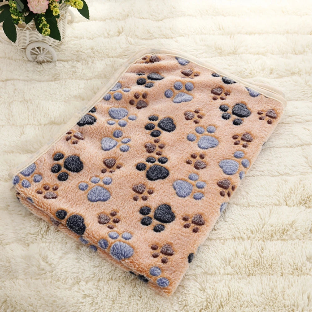 PawPrint™ – Fluffy Multicolor Pet Blanket