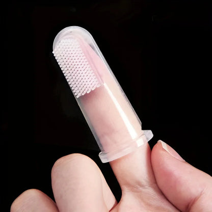Pet Silicone Finger Toothbrushes – Gentle Dental Care for Dogs & Cats