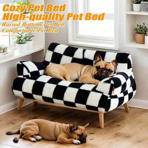 SnugglePaw™ – Plush Pet Sofa Bed