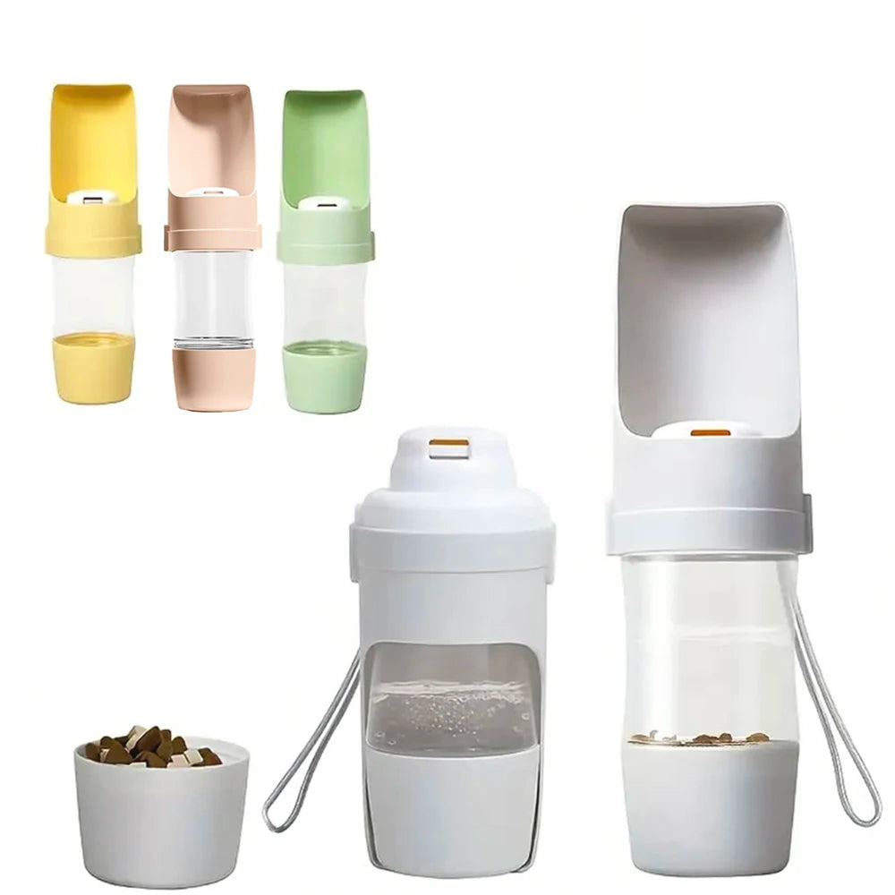 PawSip™ – 2-in-1 Foldable Pet Travel Bottle