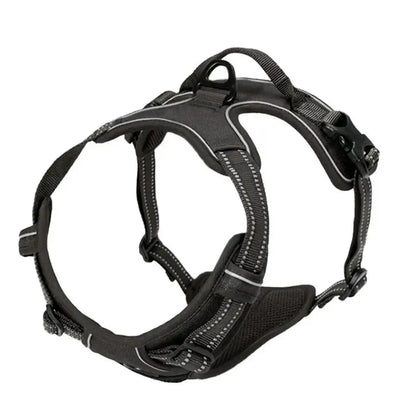 PawSet™ – Leather Dog Collar & Harness with Leash