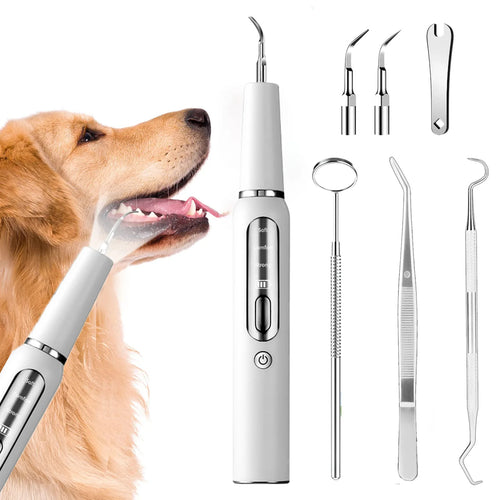 Ultrasonic Pet Tooth Cleaning Device – Electric Dental Care Tool for Dogs and Cats