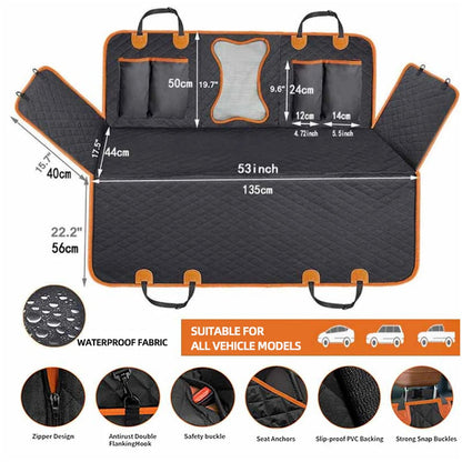 AutoPaw™ – 600D Waterproof Pet Car Seat Hammock