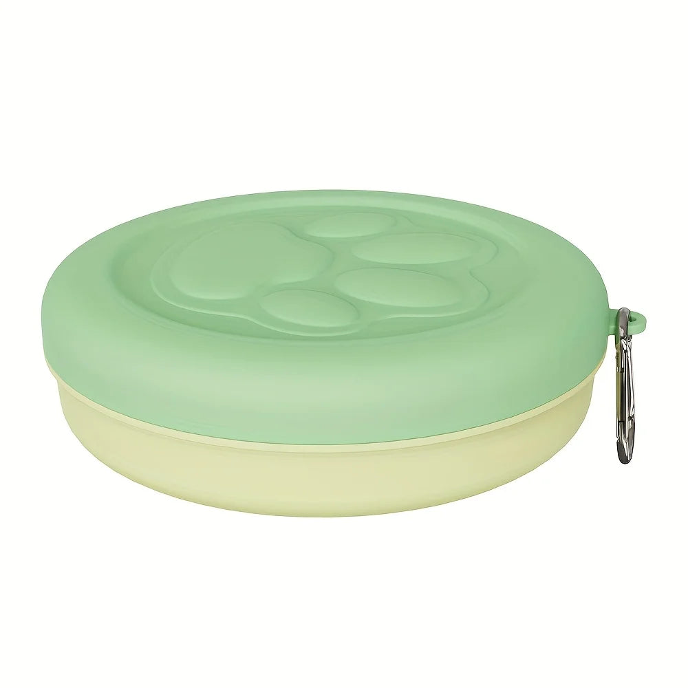TravelPaw™ – Portable Pet Food & Water Bowl