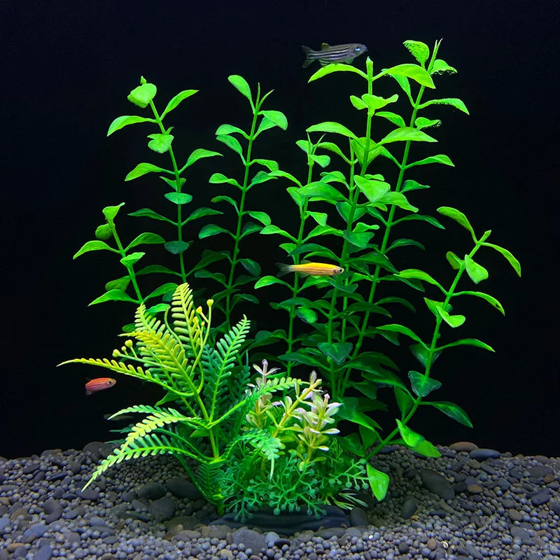 Artificial Aquarium Plants – Plastic Aquatic Decorations for Fish Tanks 🌿🐠
