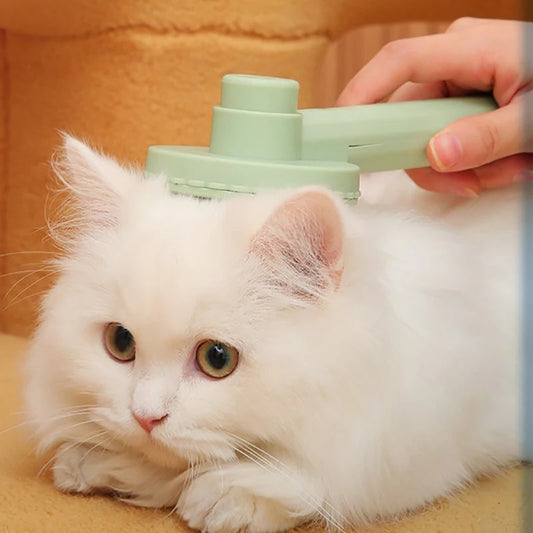 PawGroom™ – Stainless Steel Pet Brush & Comb