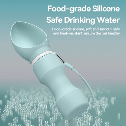 ROJECO Foldable Pet Water Bottle for Dogs & Cats – Leakproof Outdoor Drinking Bottle