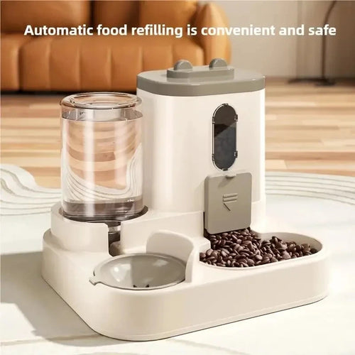 AutoFlow™ – Automatic Feeder & Waterer Set for Dogs & Cats