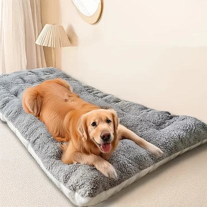 Extra Large Plush Dog Bed – Thickened Super Soft Sofa Mat for Large Dogs