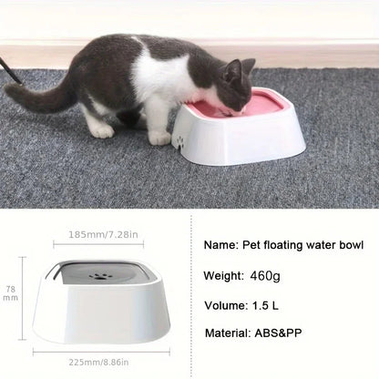 No-Spill Dog Water Bowl – Slow Feeder Dish for Pets