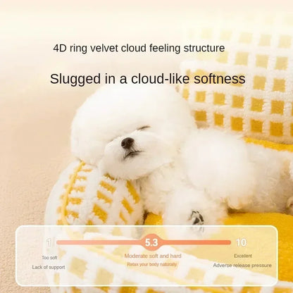 All-Season Removable Pet Bed – Cozy Sofa Cushion for Dogs & Cats