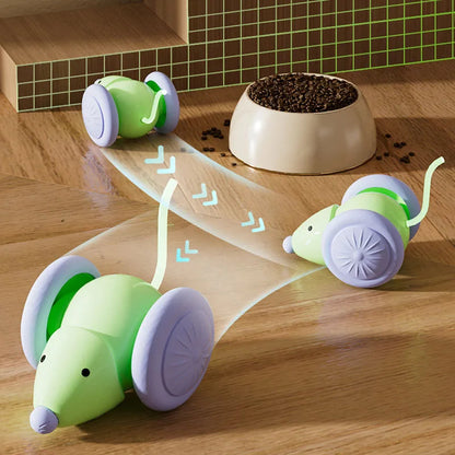 Rechargeable Electric Mouse Car Toy – Interactive Smart Cat Toy
